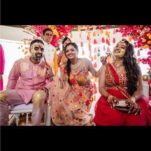 Colorful Embroidered Lehenga Choli